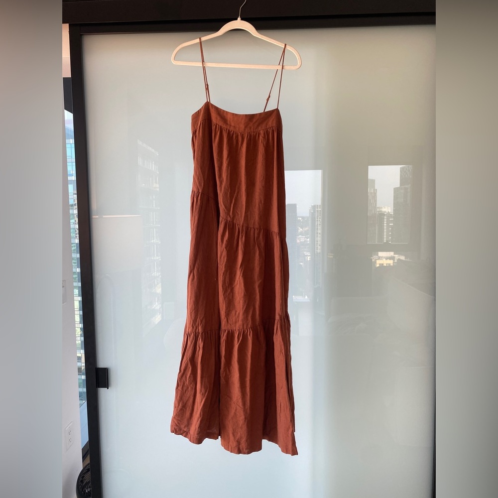 Like New Abercrombie Linen Maxi Dress Size S